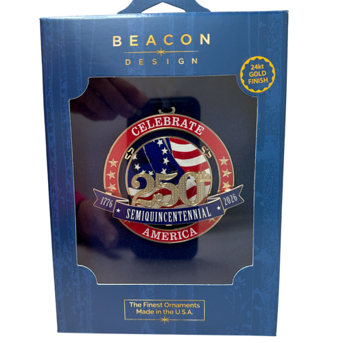 2026 Celebrate America Metal Ornament