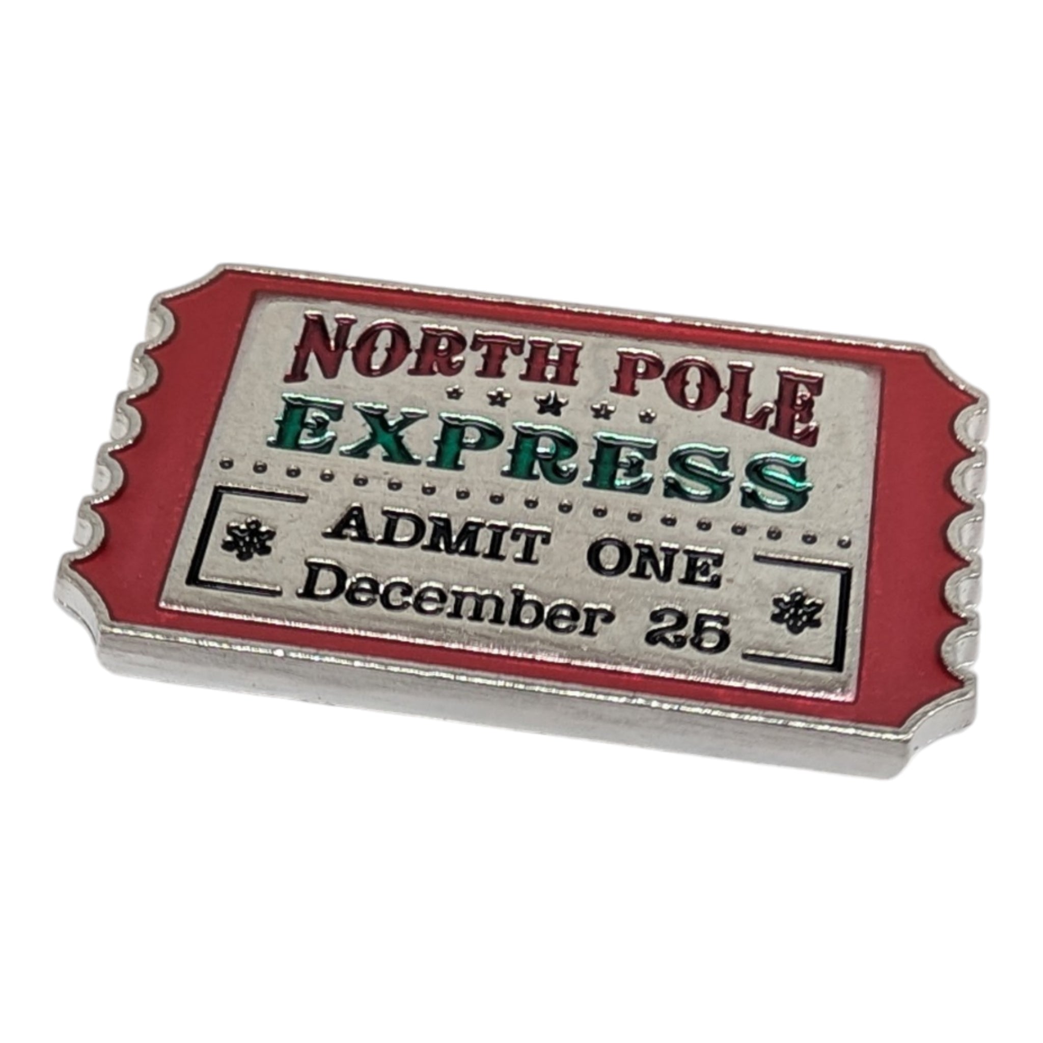 Ticket to the North Pole: A Magical Holiday Pocket Charm