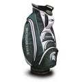 Team Golf NCAA Michigan State Spartans Victory Golf Cart Bag 10-way Top with Integrated Dual Handle & External Putter Well Cooler Pocket Padded Strap Umbrella Holder & Removable Rain Hood