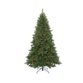 7.5 Foot Pre-Lit Burlington Spruce Tree - Multicolor