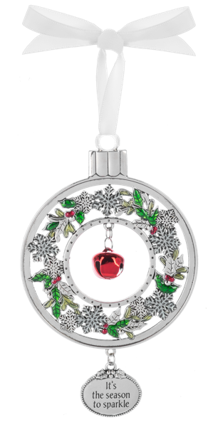 Jingle Bell Ornament - It's The Season To Sparkle