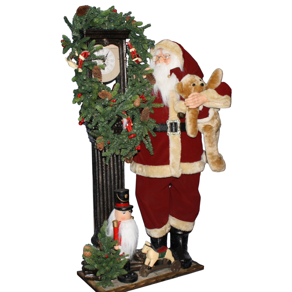 Time To Go Santa Figurine
