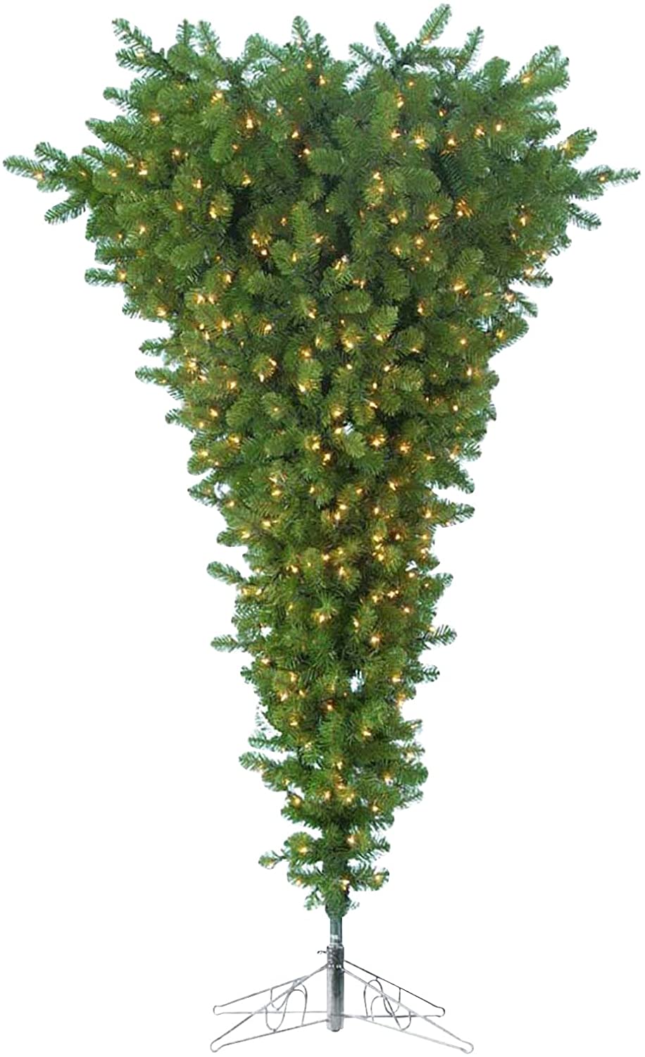 5 Foot Upside Down Tree - Clear Lights