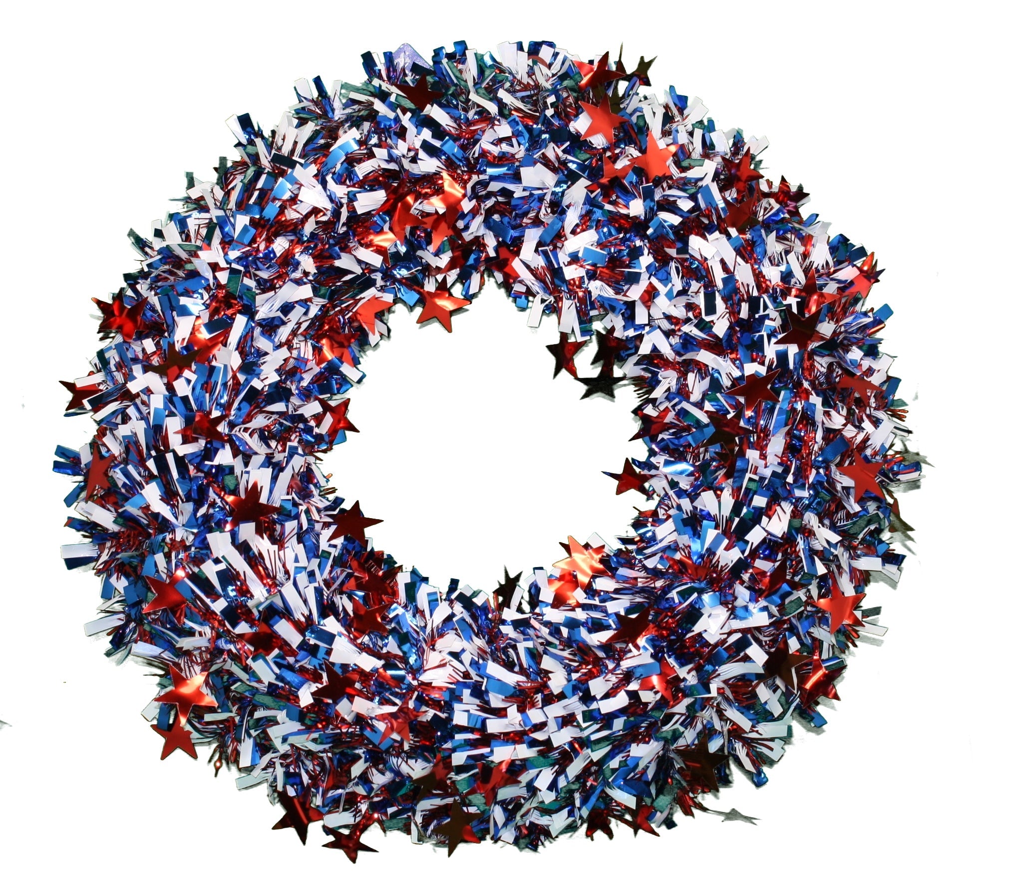 Garland Tinsel Patriotic Wreath