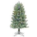 4.5 Foot Pre-lit Led Multicolor Shimmer Tree