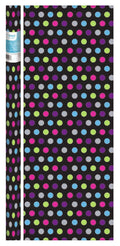 Black With Dots Gift Wrap
