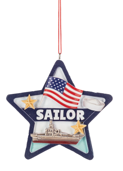 Sailor's Salute: Navy Strength in a Star Ornament