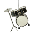 Black Drum Set Ornament