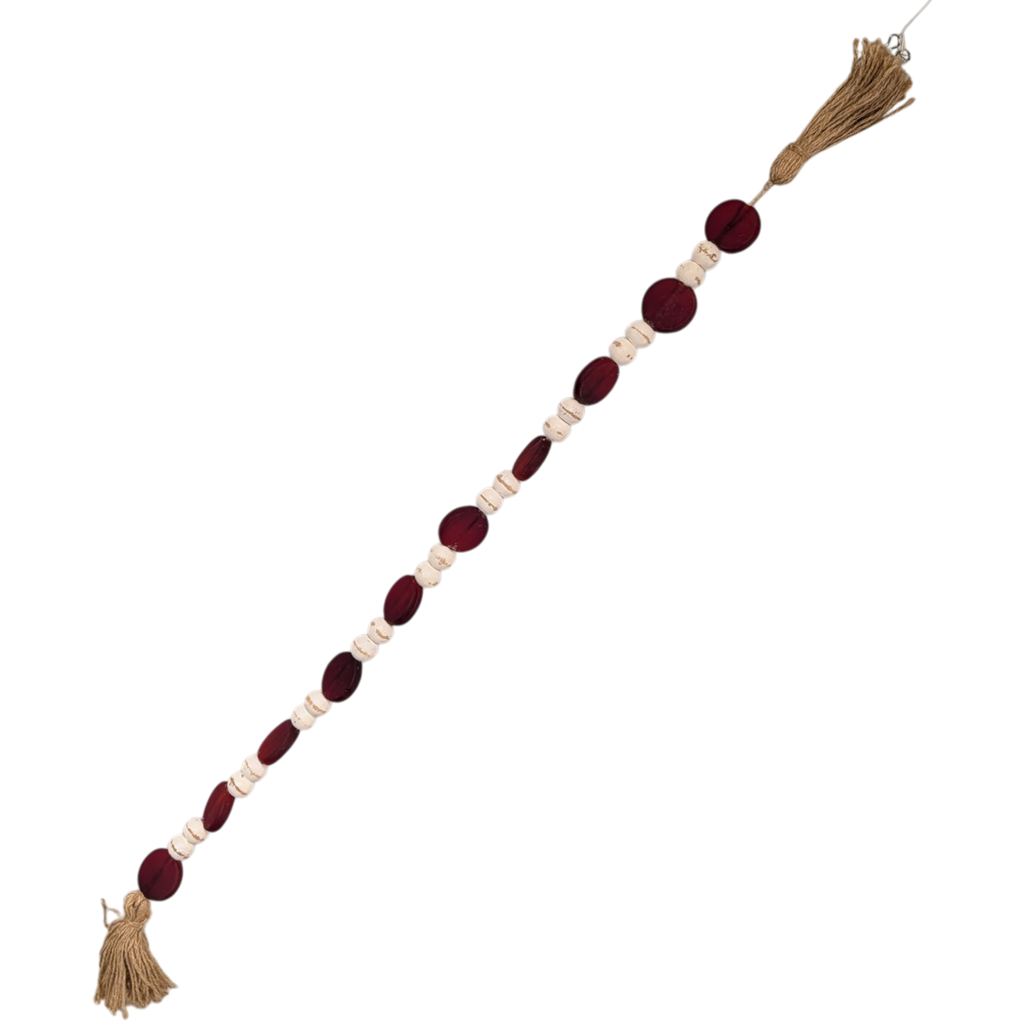 The Burgundy Jewel Garland - 36 Inch