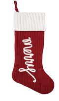 Merry Red  Christmas Stocking