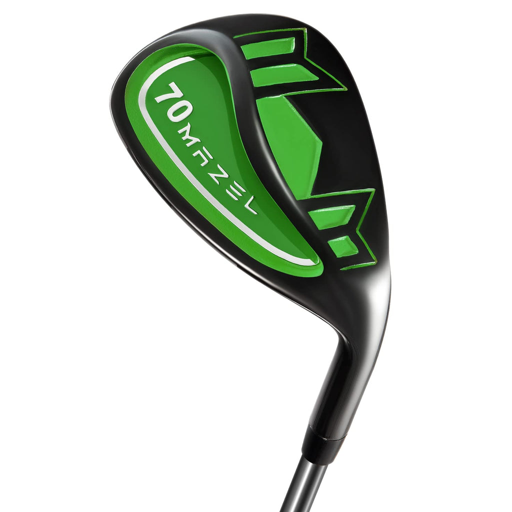 MAZEL Golf Wedge for Men & Women - Forged Lob WedgeEscape Bunkers and Quickly Cuts Strokes Around The GreenHigh Loft Golf Club Wedge (Green 70 Degree)