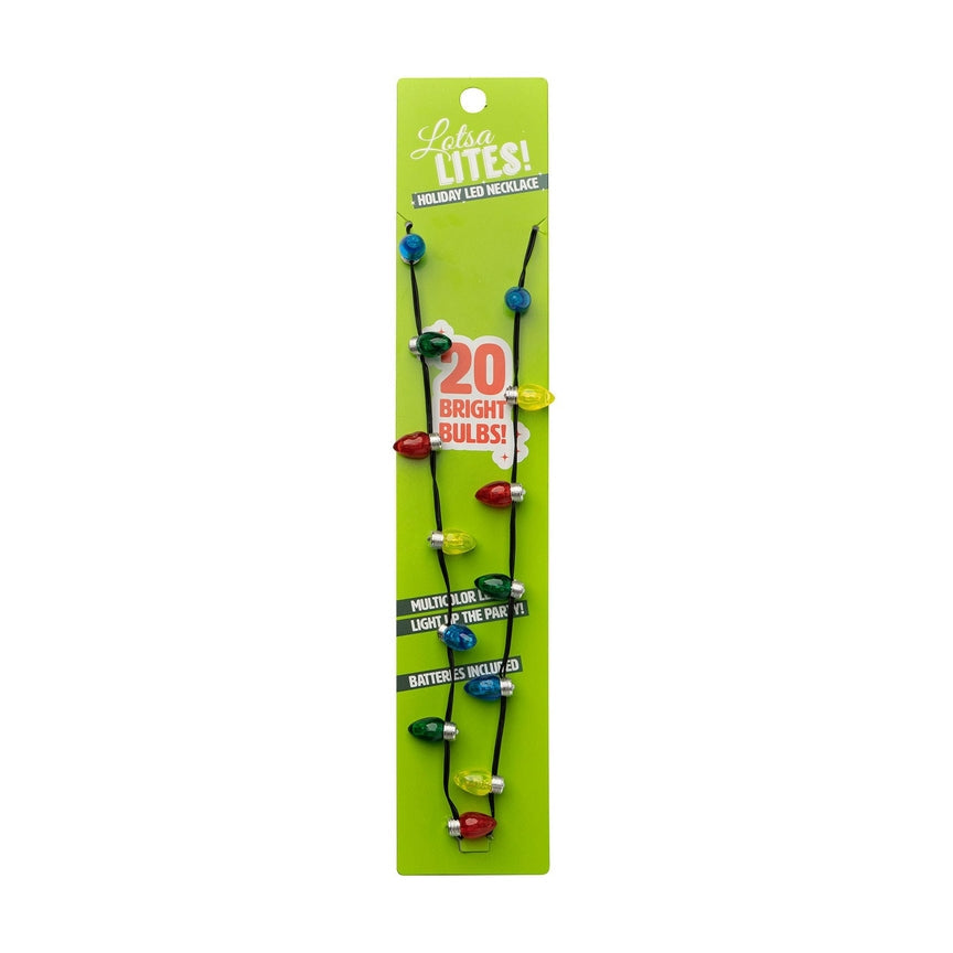 Lotsa Lites! Holiday LED Necklace