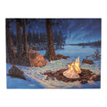 Lighted Easel Artwork - Winter Tracks