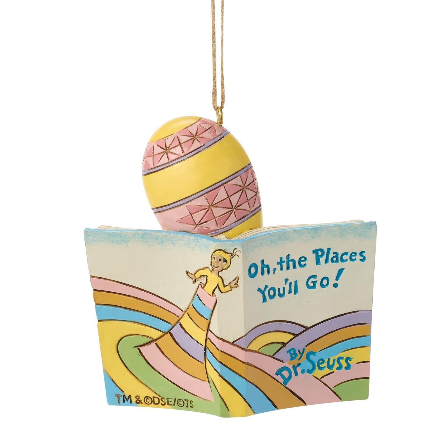 Dr Seuss Oh the Places You Will Go Hanging Ornament