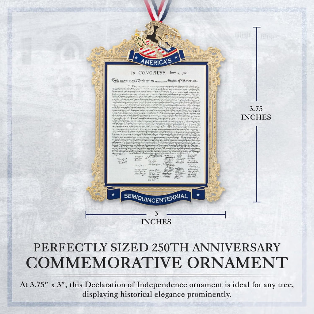 Official Commemorative Ornament of America’s 250th Anniversary - 2026 White House Christmas Collection