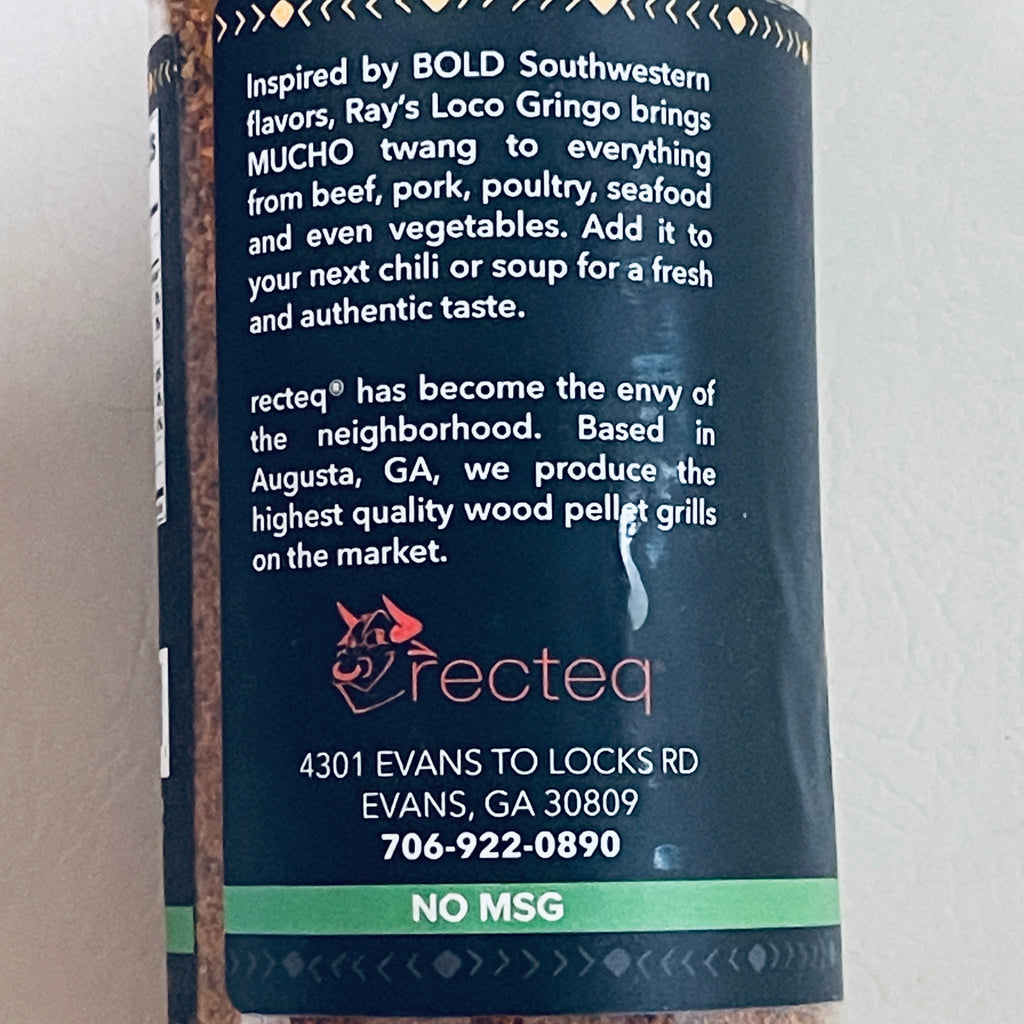 recteq Ray's Loco Gringo Southwest Seasoning, 7 oz