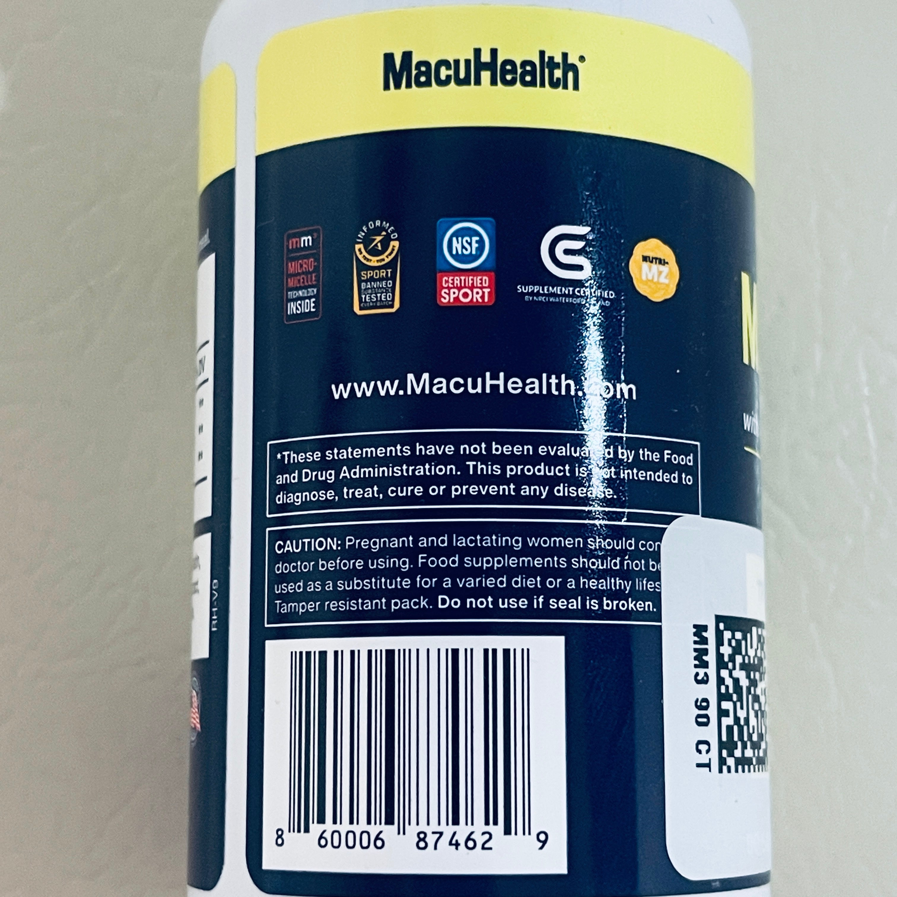 MacuHealth with Micro-Micelle Technology, 90 Softgels, EXP 06/2028