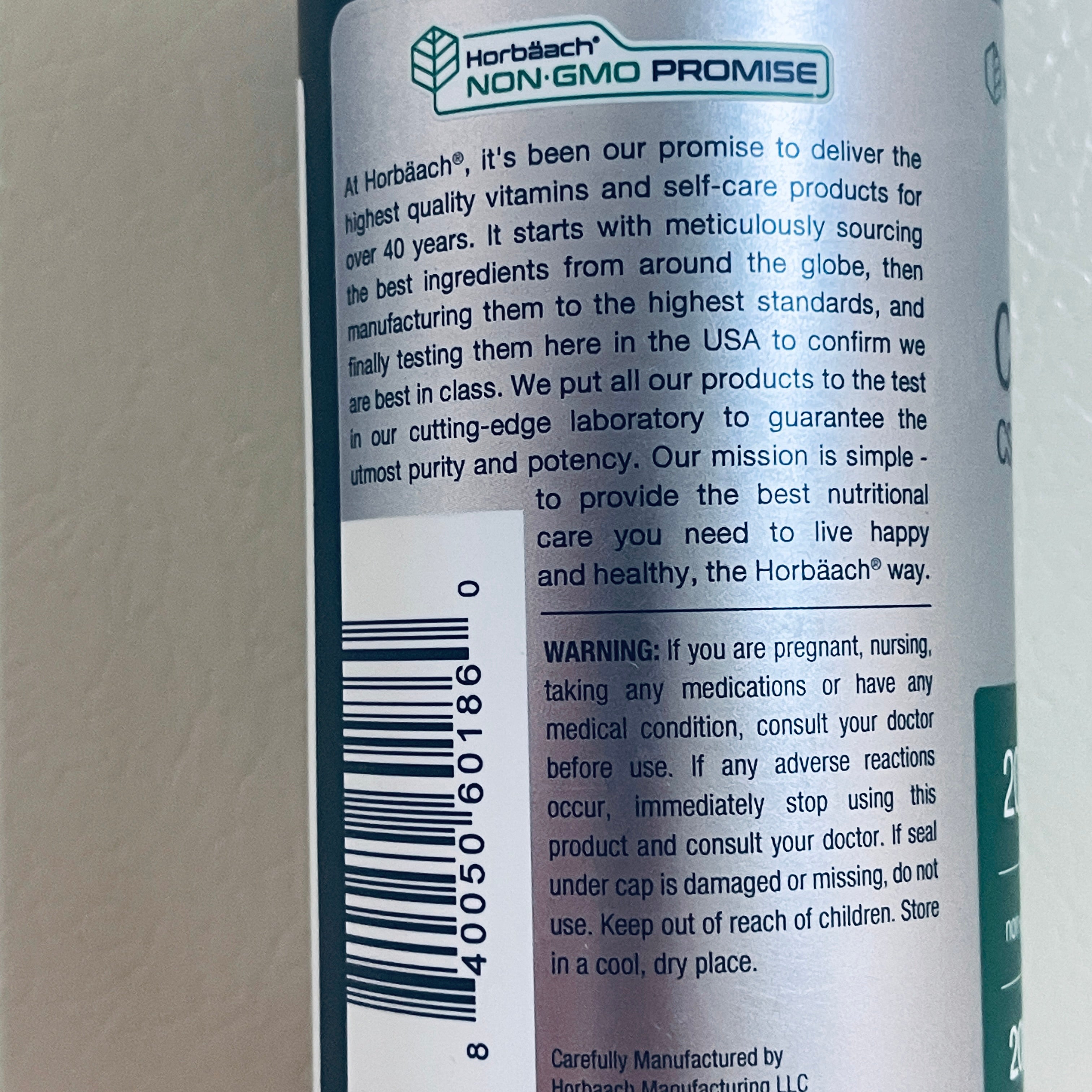 Horbaach Cordyceps CS-4 Strain 2000 mg, 200 Capsules, EXP 10/2028