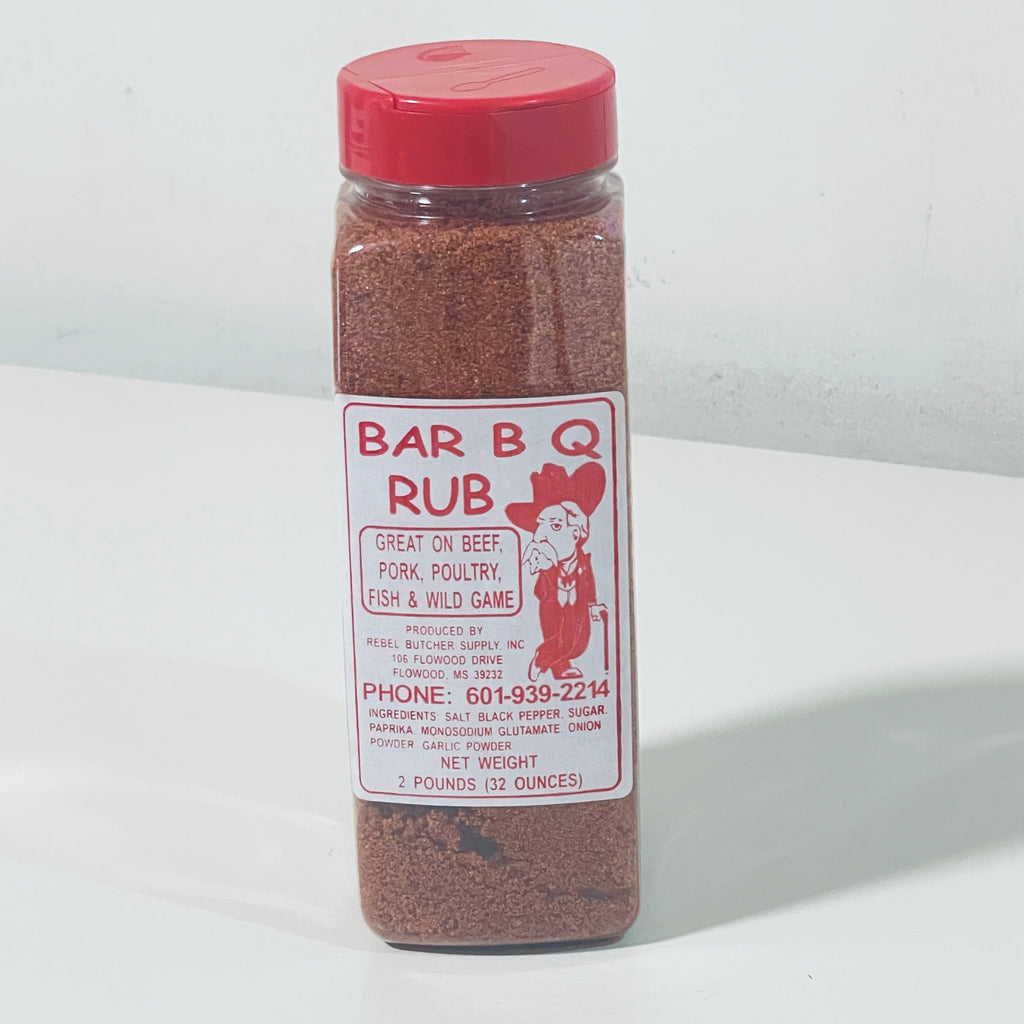 Rebel Butcher Supply BAR B Q RUB, 2 lb (32 oz)