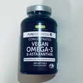 Igennus Pure & Essential Concentrated Vegan Omega-3 & Astaxanthin, 180 Softgels, BB 06/2028