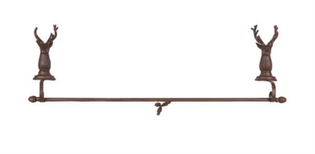 Iron Reindeer Stocking Holder