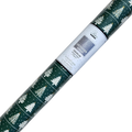 Glitter Accented Roll Wrap - 30" x 96" - Evergreen Enchantment