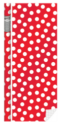 Holiday Foil Roll Wrap - 30" x 120" - Polka Dot