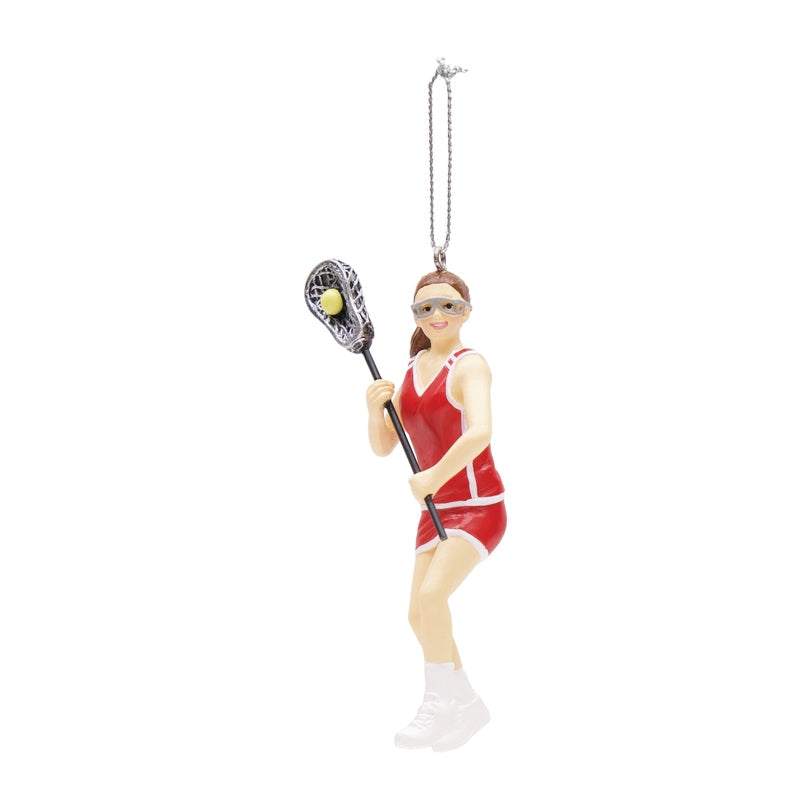 Lacrosse Girl Player Ornament