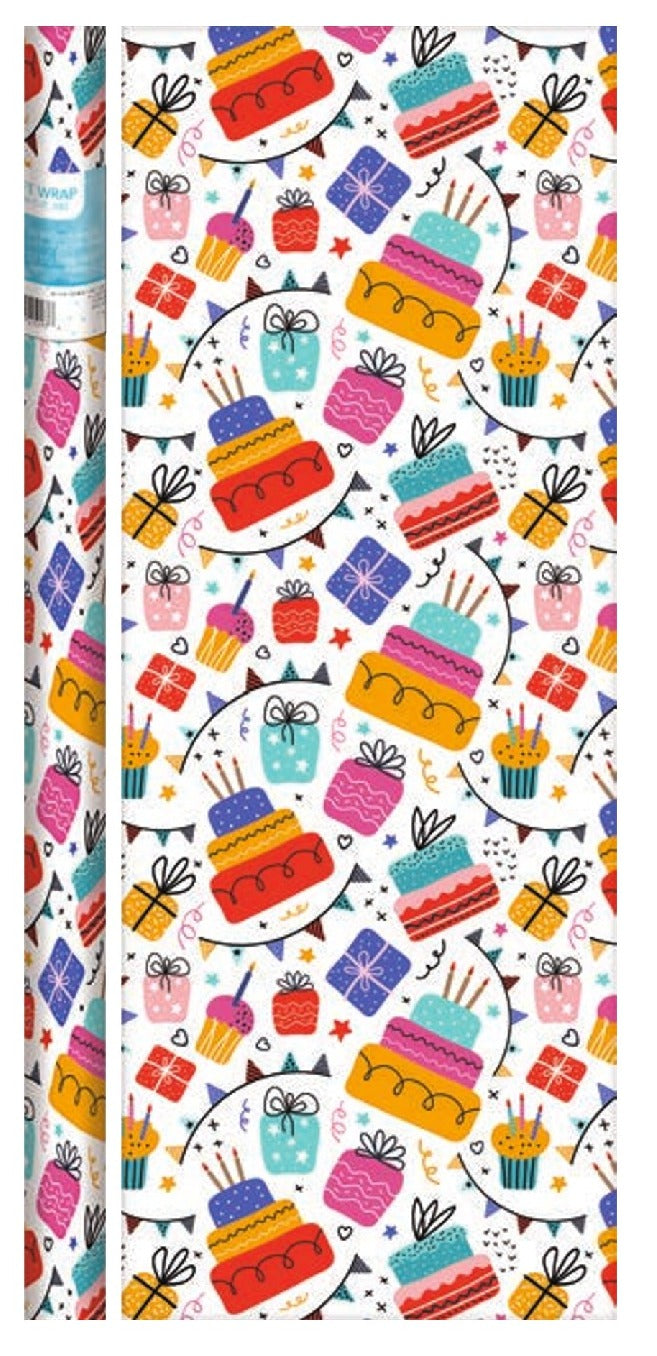 Party Cakes Gift Wrap