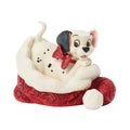 Christmas Wishes - Dalmatian Santa Hat Figurine