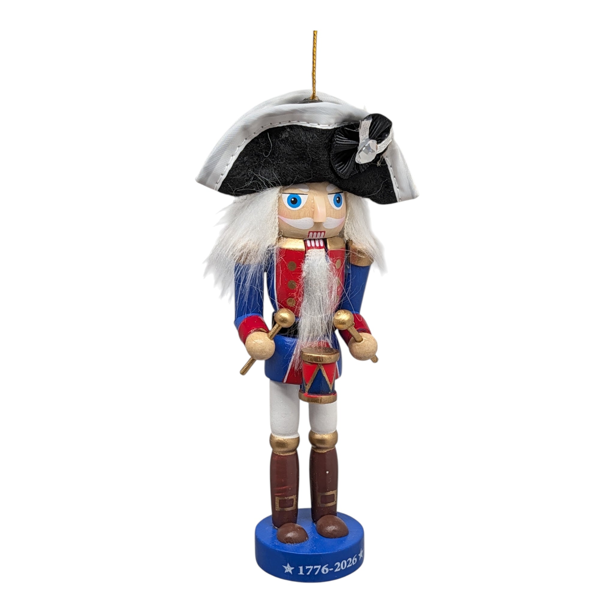The America 250th Revolutionary Soldier Nutcracker Ornament