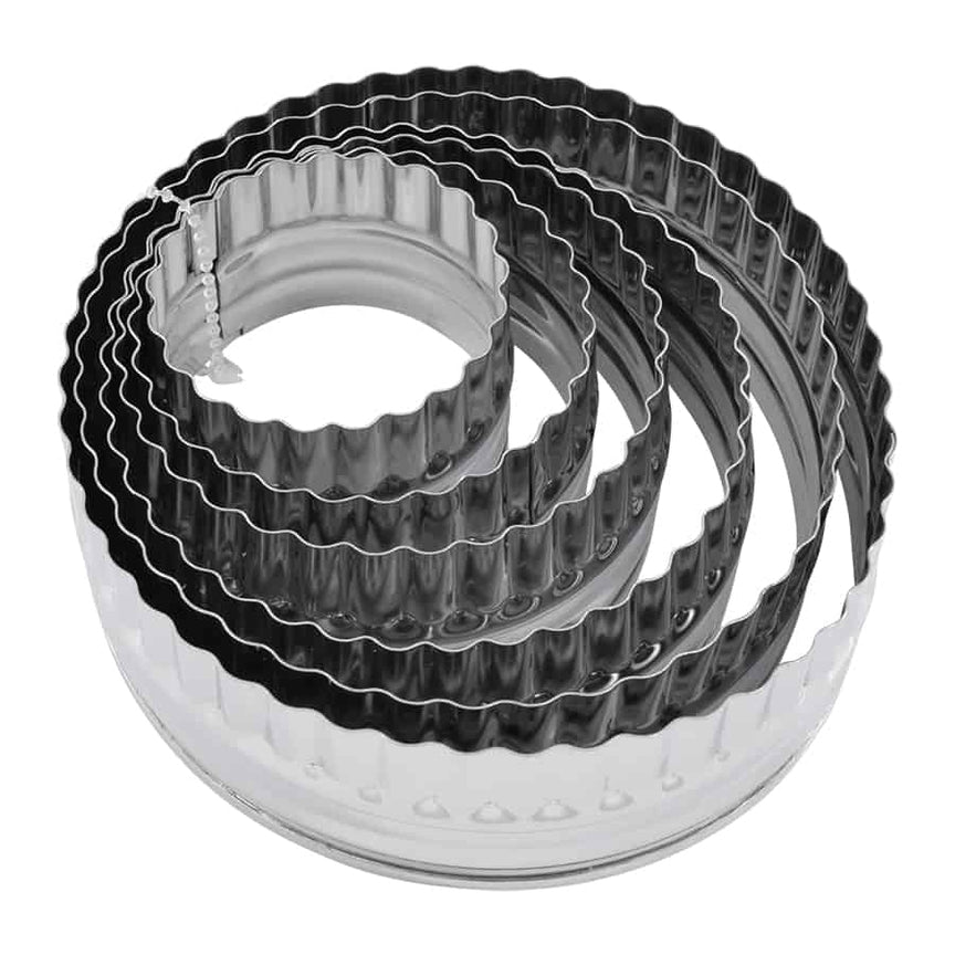 Double Sided Biscuit Cutter Stainless Steel 6 Piece Set