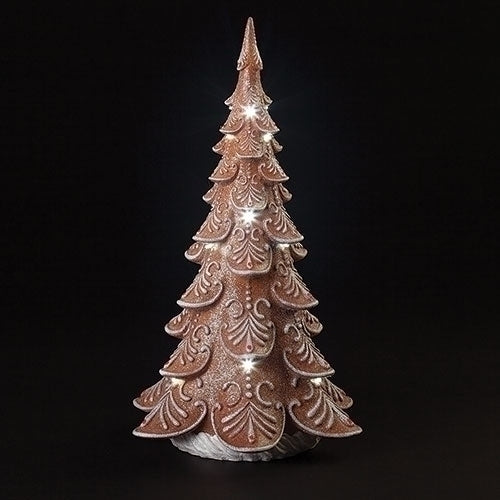 LED Lighted Gingerbread Tree - 17 Inch