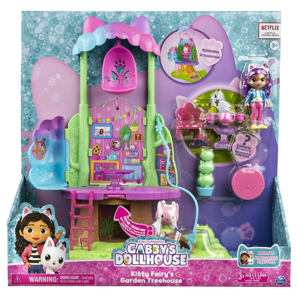 Gabby's Dollhouse Transforming Garden Tree House Playset