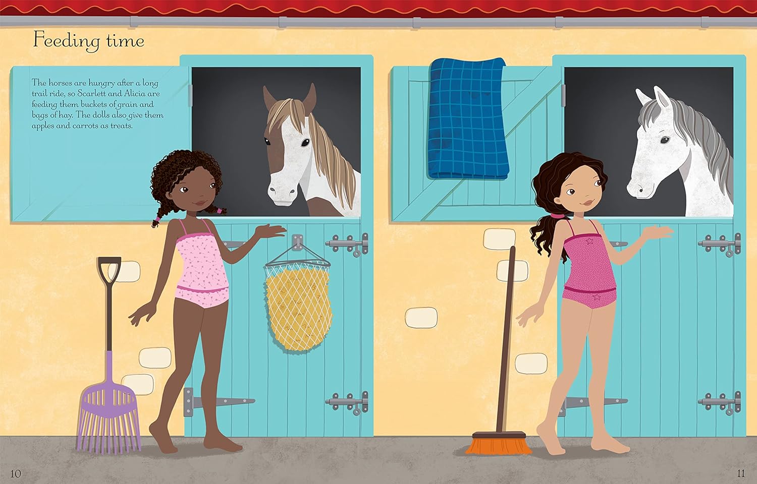 Sticker Dolly Dressing At The Stables