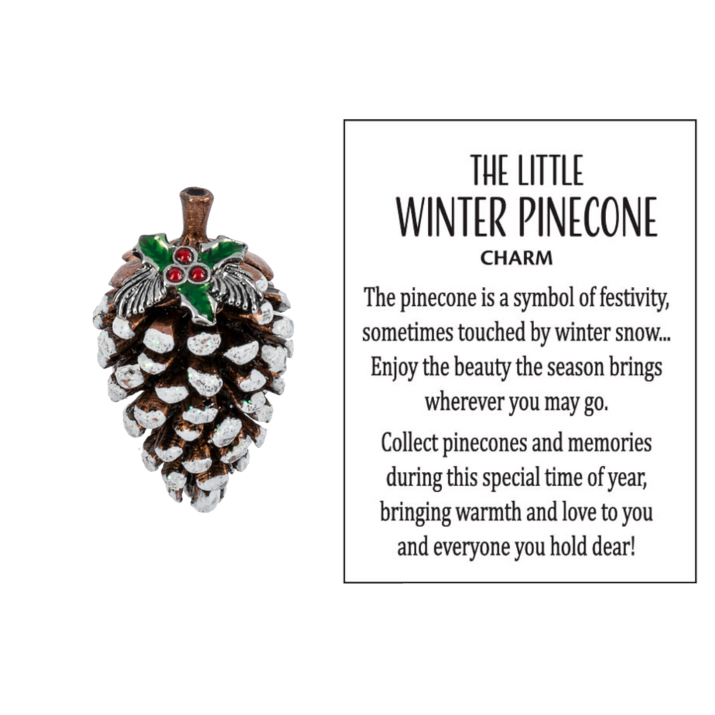 The Little Winter Pinecone Charm