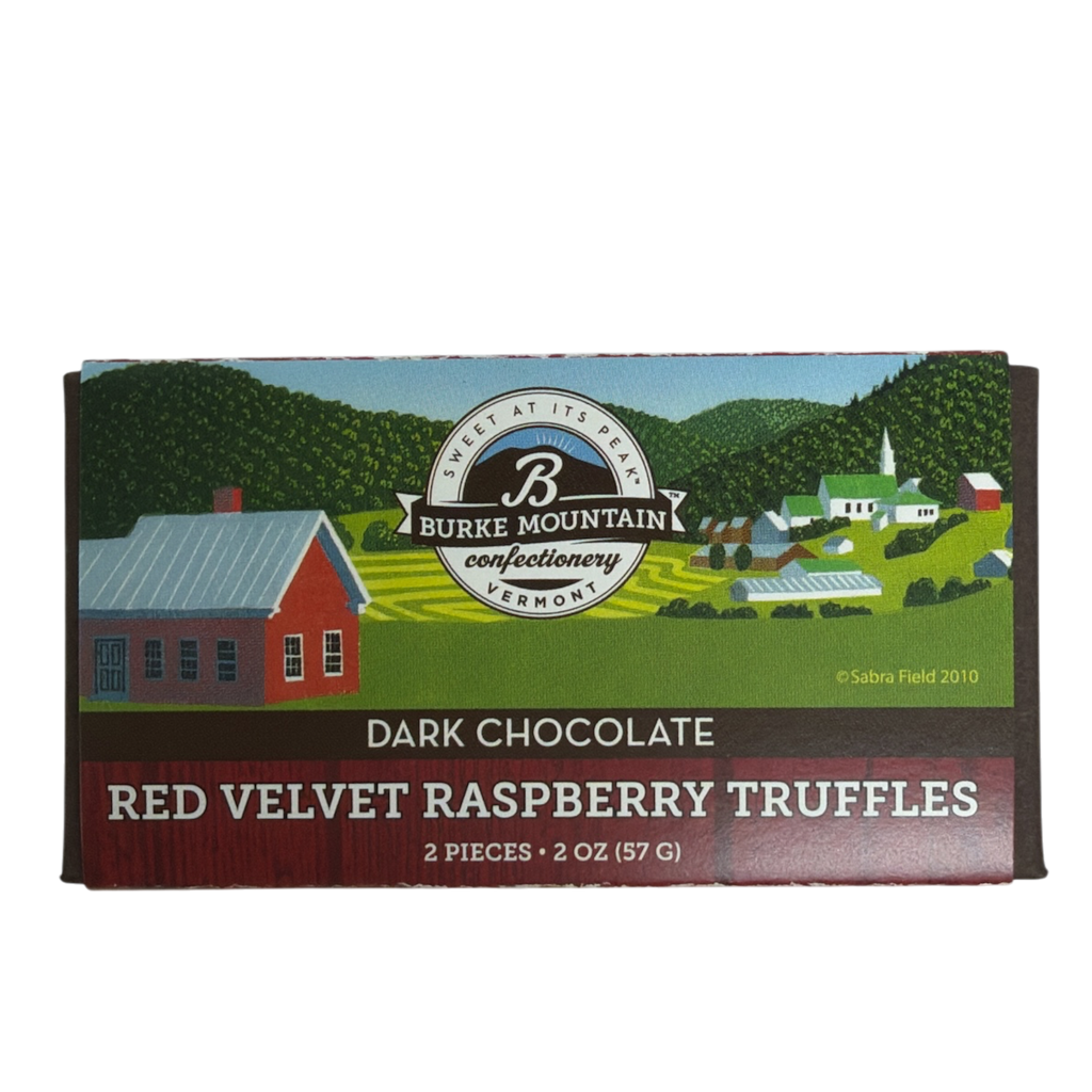 Dark Chocolate Red Velvet Raspberry Truffles - 2 Piece
