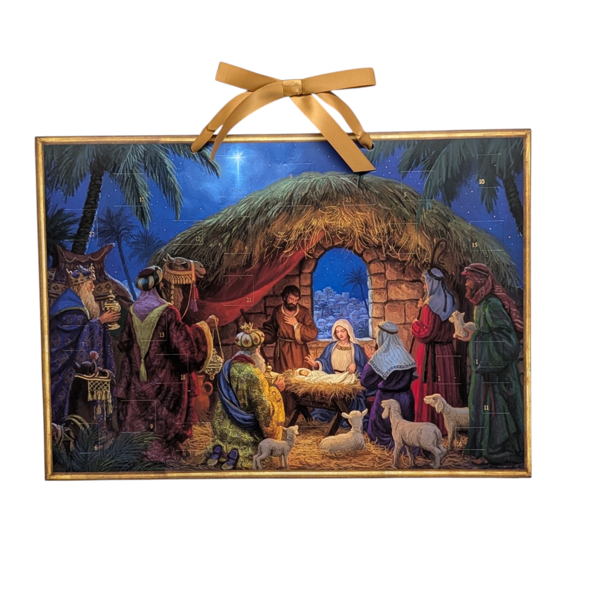 The Nativity Scene Large Advent Calendar