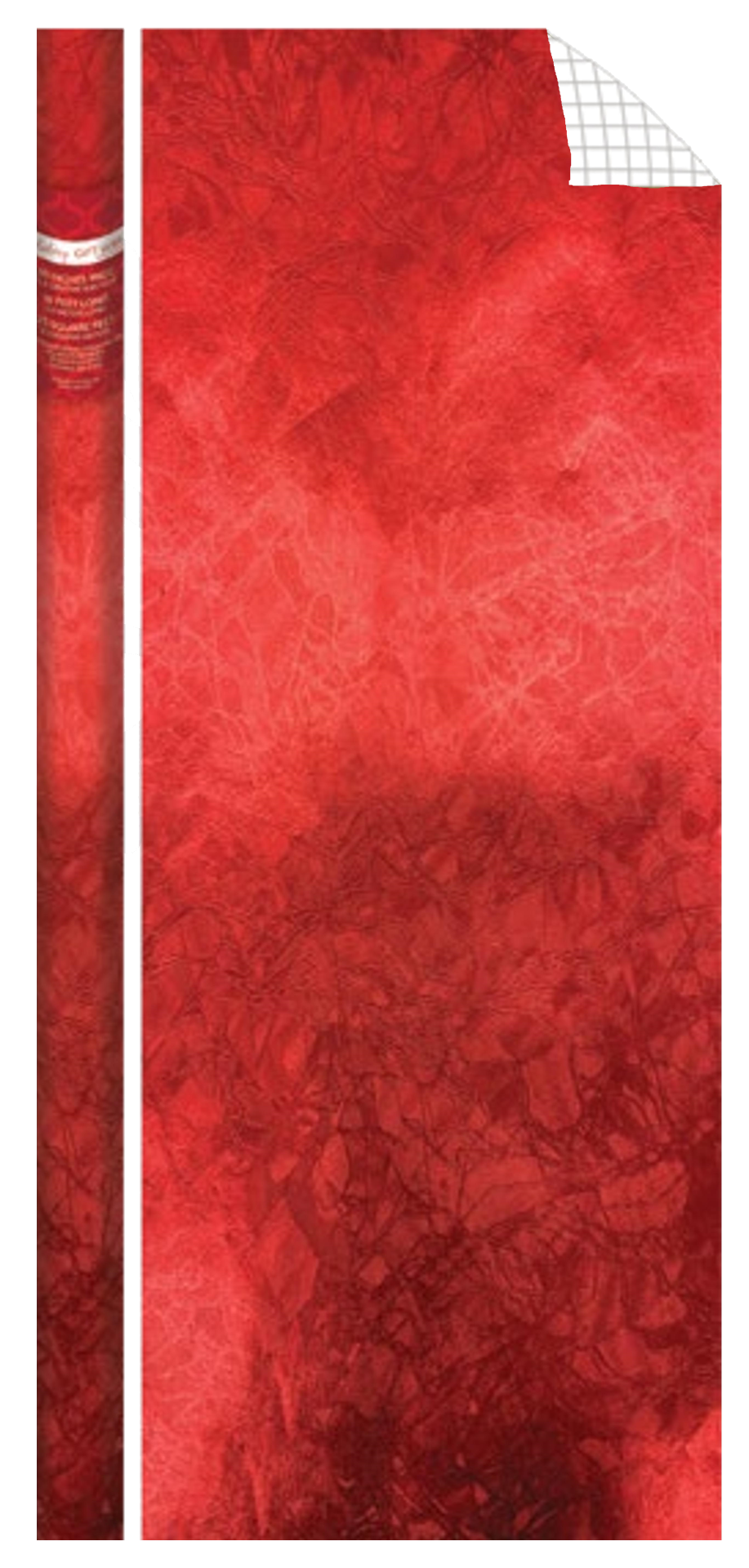Prismatic Foil Roll Wrap - 30" x 120" - Red