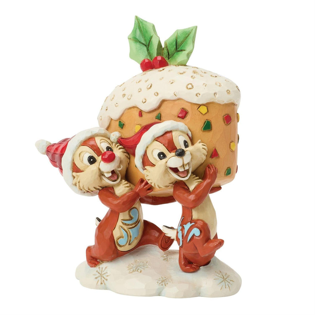 Merry Mischief - Chip & Dale Fruit Cake Figurine