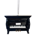 Black Upright Piano Ornament