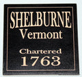 Local Towns Ceramic Coaster - Shelburne