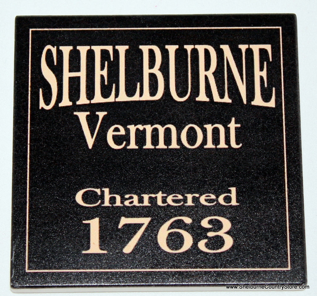 Local Towns Ceramic Coaster - Shelburne