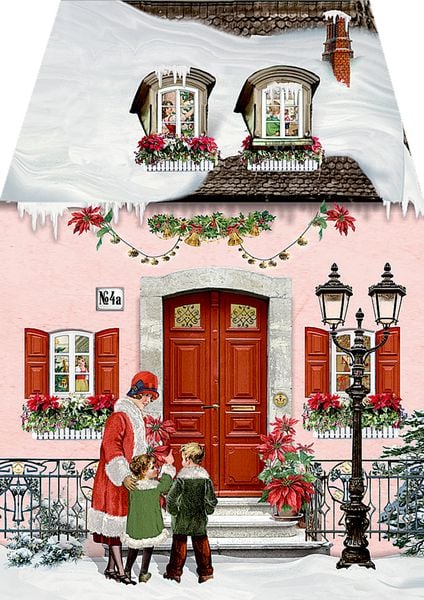 Miniature Advent Card - An Evening Stroll