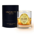 Vinoveltty Best Grandpa of the Year Whiskey Glasses Personalized Whiskey Gifts for Grandpa Grandfather Gifts Christmas Gifts Birthday Gifts for Grandad Bourbon Glass for Grandfather(300ML)