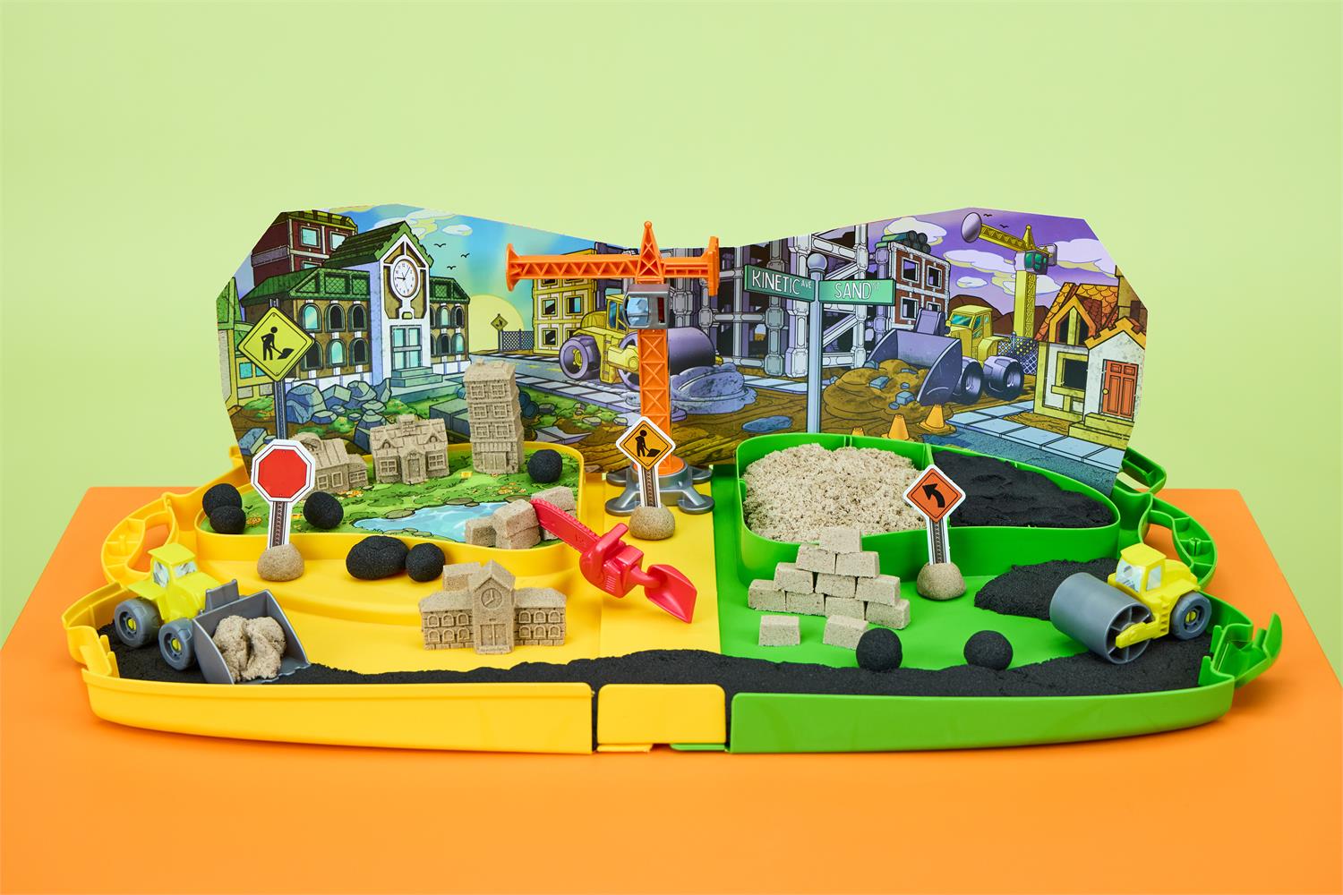 Kinetic Sand Construction Zone Playset