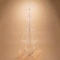 6 Foot Lighted White Iron Tree - LED