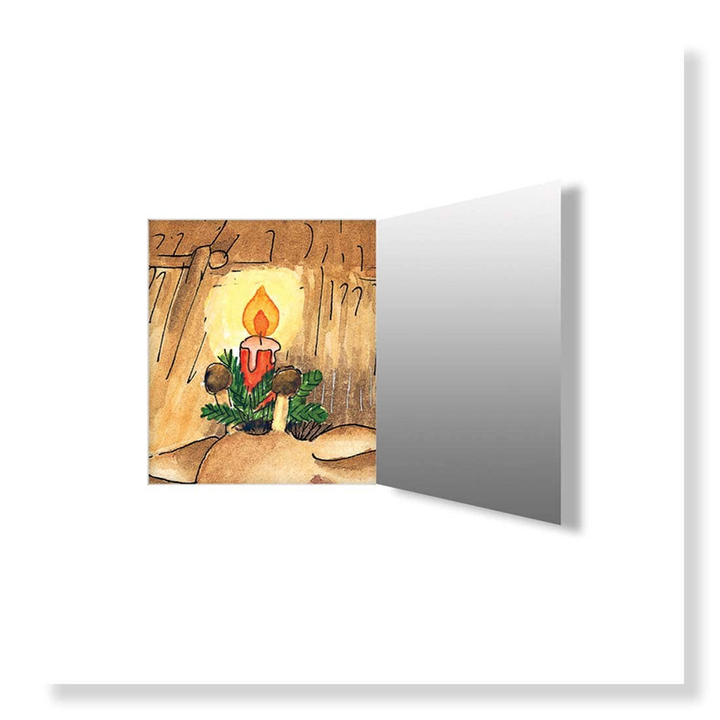 Baby Jesus and the Animals - Paper Advent Calendar - 14" x 9.5"