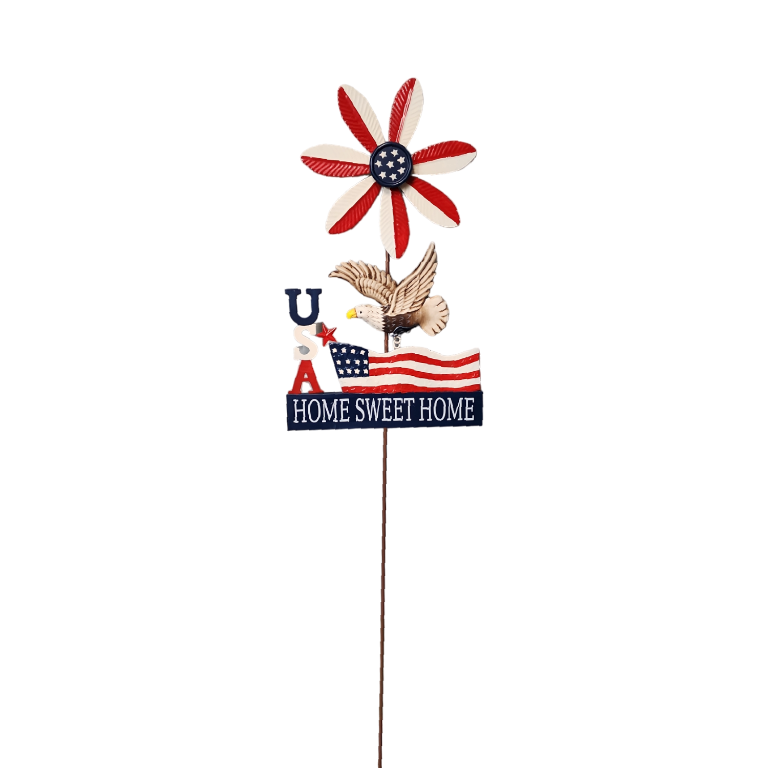 Patriotic 43 Inch Wind Spinner