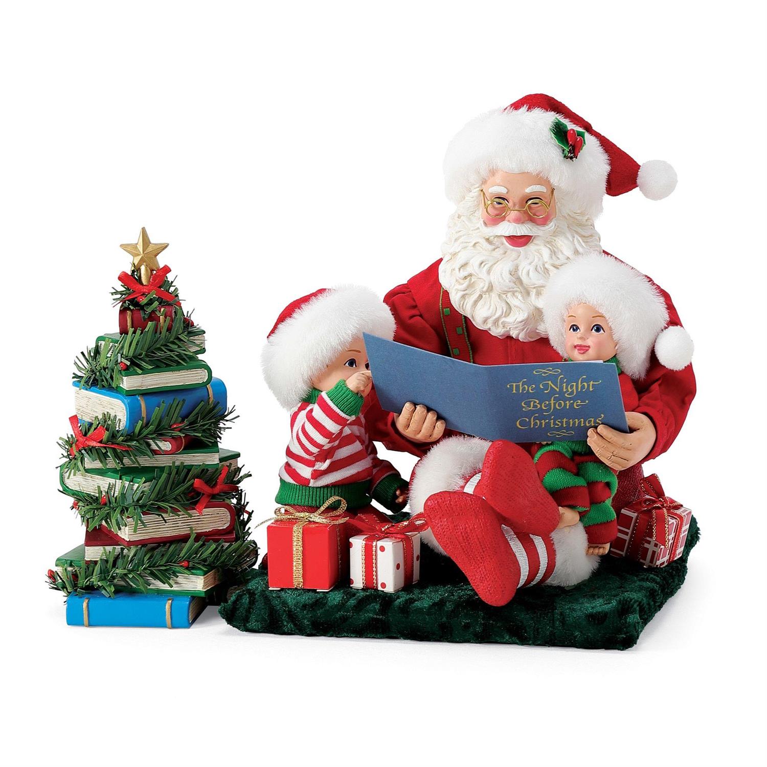 Reading is a Gift - Santa Claus Figurine